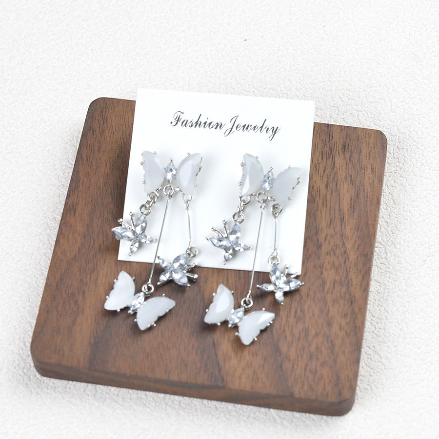 Butterfly Dance Super Fairy Butterfly Fringe Earrings