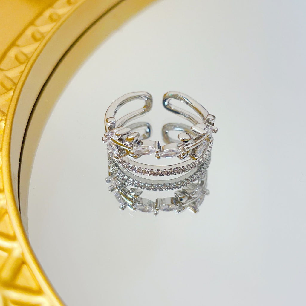 Women's Versatile Fashion Japanese And Korean Style Leaf Ring