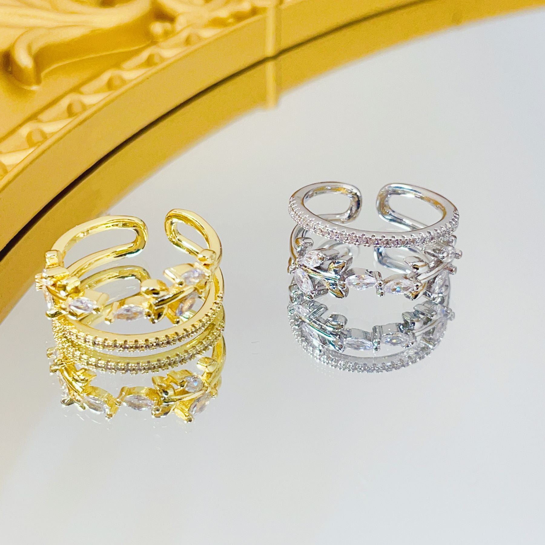 Women's Versatile Fashion Japanese And Korean Style Leaf Ring