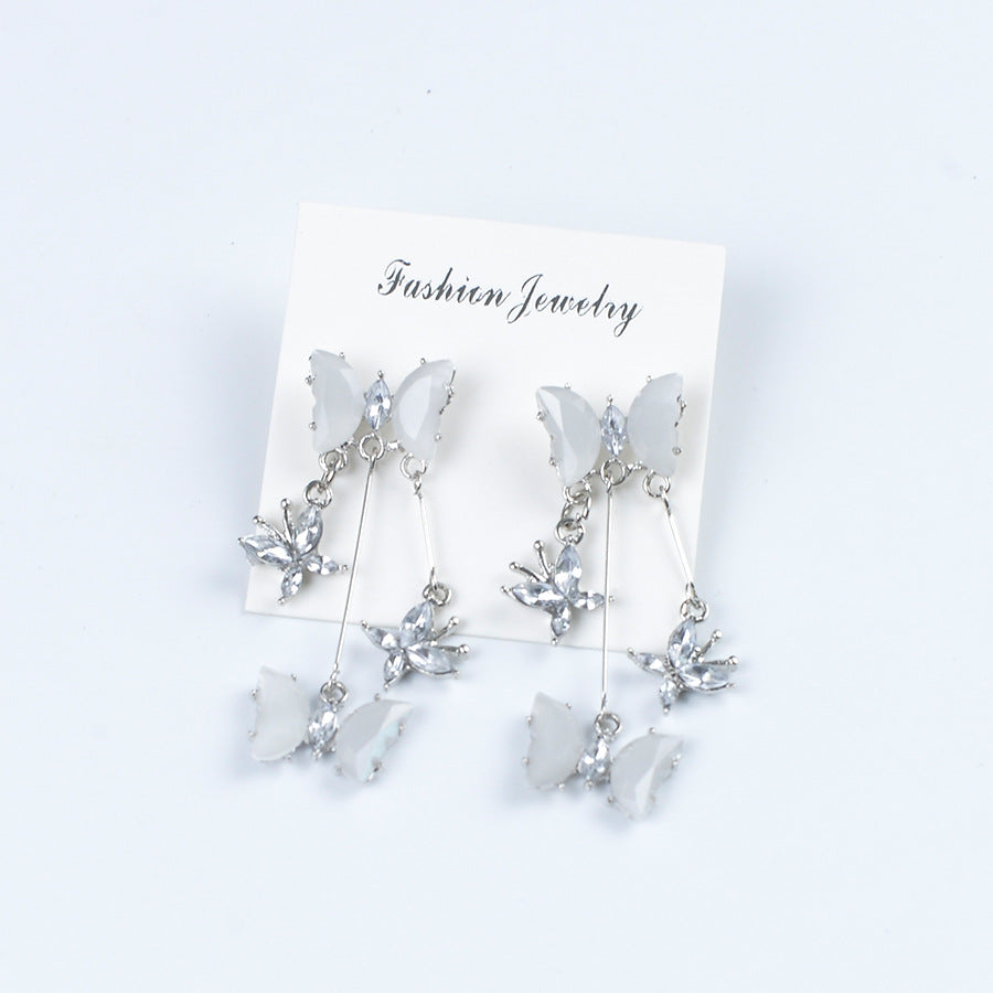 Butterfly Dance Super Fairy Butterfly Fringe Earrings